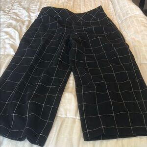 Akris Punto Black Checkered Pants